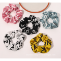 UNIQ Wholesale 2021 Customize Silk Hair Tie Hair Accessories Satin Scrunchies For Women